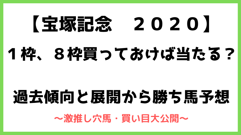 宝塚記念2020