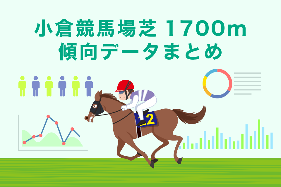 小倉競馬場芝1700mの傾向・データまとめ