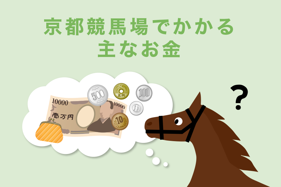 京都競馬場でかかる主なお金