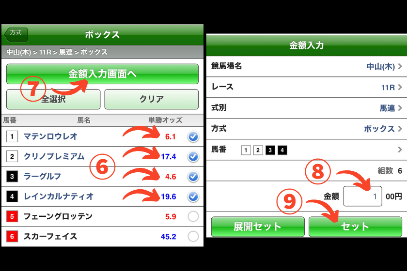 馬券馬連「スマホボックス2」