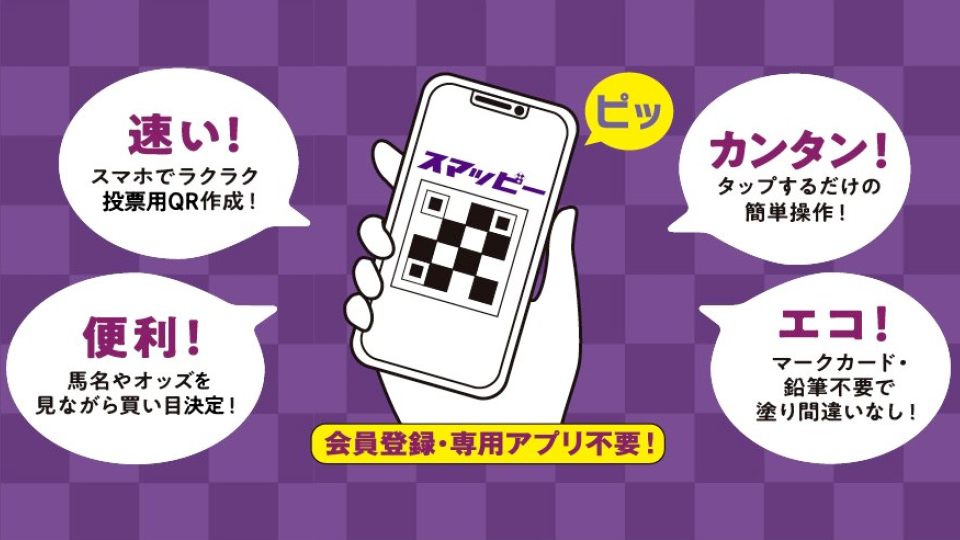 スマッピーで馬券を購入する方法