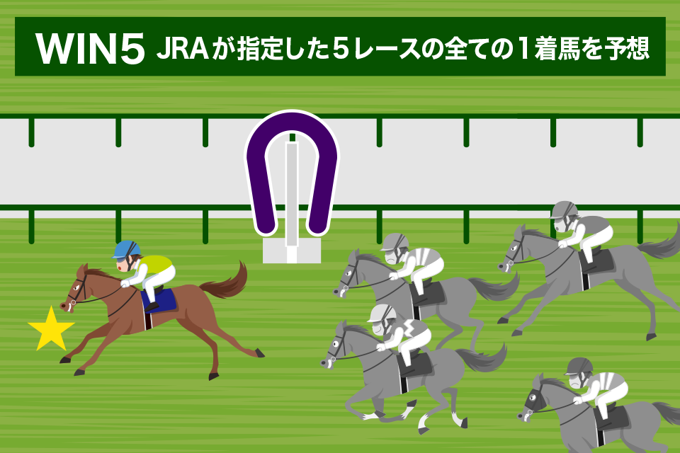 競馬のWIN5（ウィン5）とは？馬券の特徴を解説