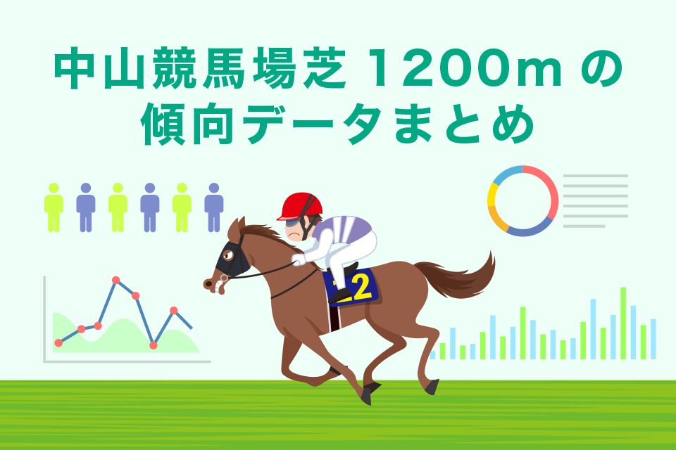 中山競馬場芝1200mの傾向・データまとめ