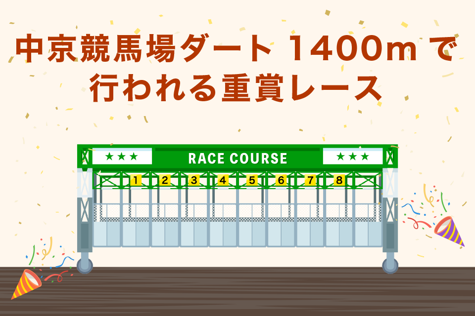 中京競馬場ダート1400mで行われる重賞レース一覧