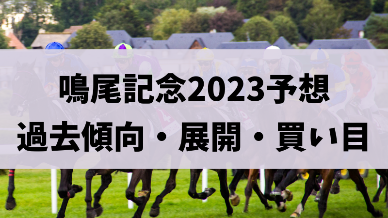 鳴尾記念2023予想