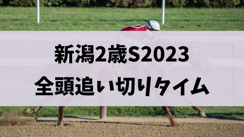 新潟2歳ステークス追い切り（調教）